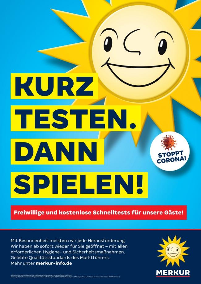 Los Salones de Juego del Grupo Gauselmann en Alemania ofrecen pruebas voluntarias y gratuitas de Covid
