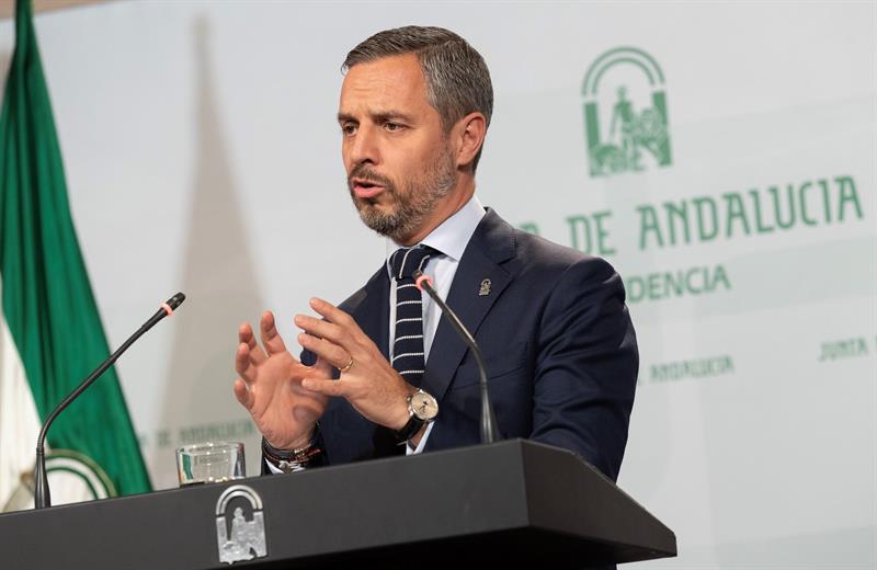 Juan Bravo. Consejero de Hacienda de la Junta de Andalucía. Fotografía: EFE