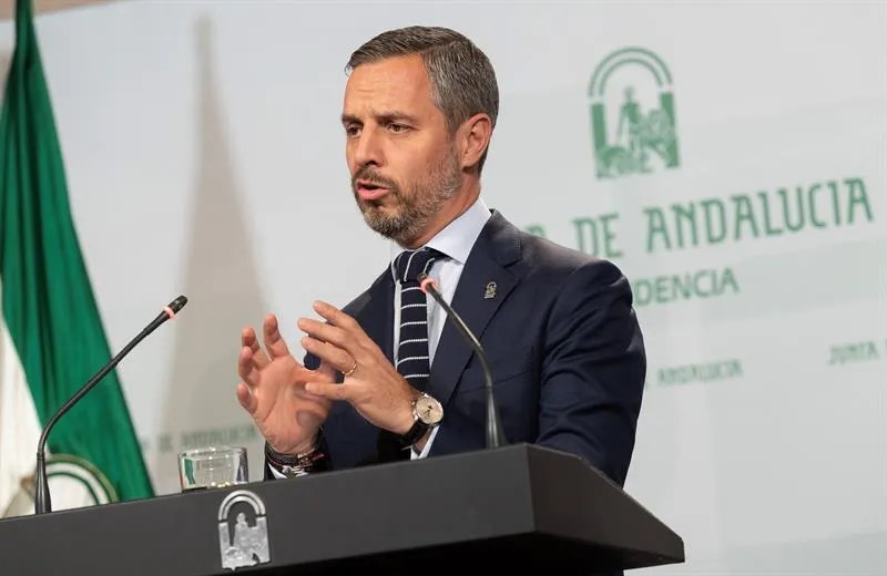 Juan Bravo. Consejero de Hacienda de la Junta de Andalucía. Fotografía: EFE