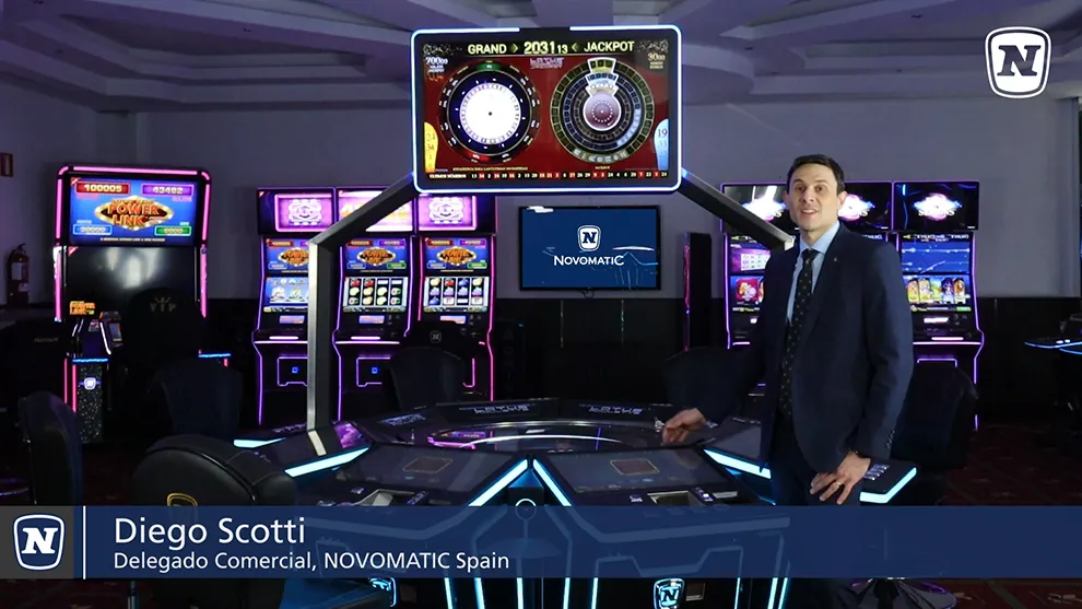Diego Scotti presenta al mercado la novedosa Lotus Jackpot Roulette de NOVOMATIC (vídeo)