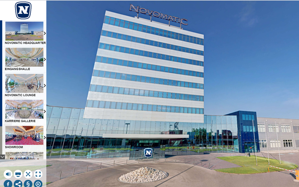 NOVOMATIC brings us closer to the heart of its headquarters in Austria with a 360º tour