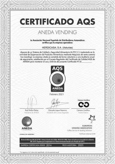 Herdicasas, VENDING, GRUPO DC
