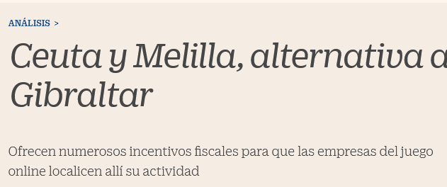 CEUTA Y MELILLA, las preferidas frente a Gibraltar para las empresas tecnológicas