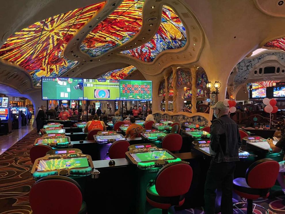 This is what the colossal Interblock installation looks like in Las Vegas (Photos)