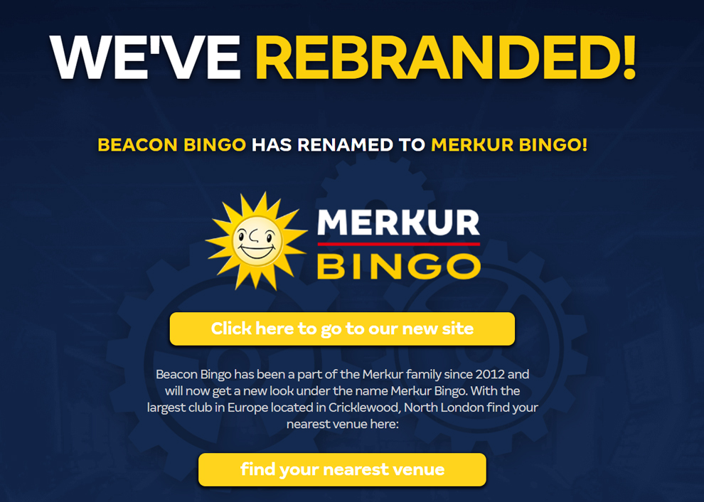 Beacon Bingo changes its brand to Merkur Bingo