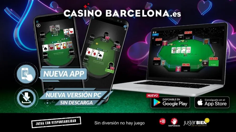 CasinoBarcelona.es lanza su APP de Poker y APP de Apuestas Deportivas en Google Play