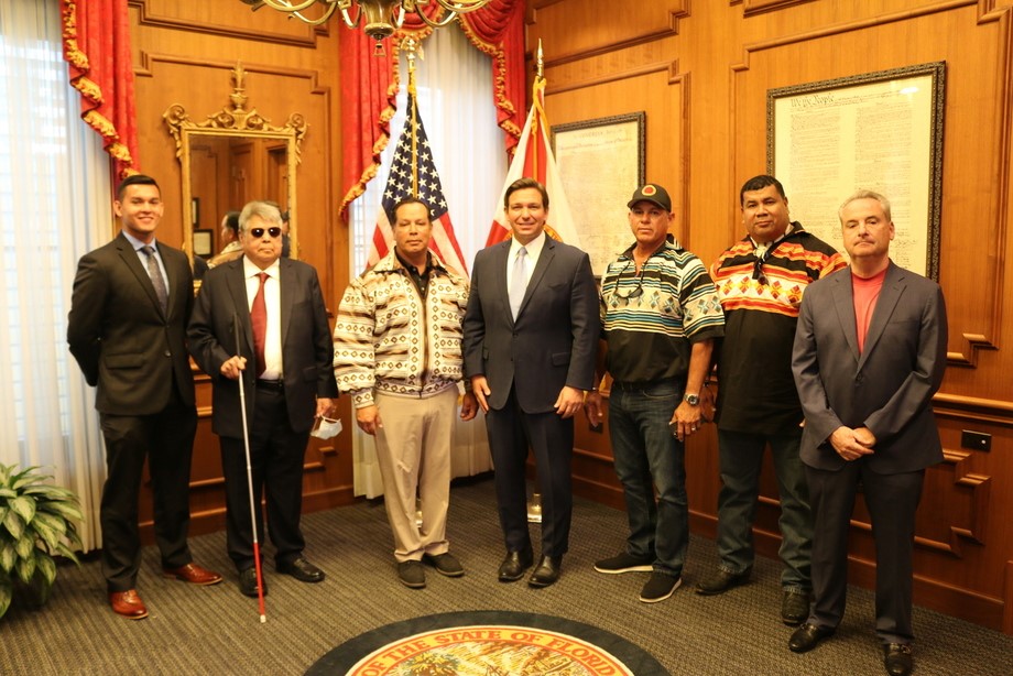 Seminole Tribe of Florida following historic agreement signed with Florida Governor