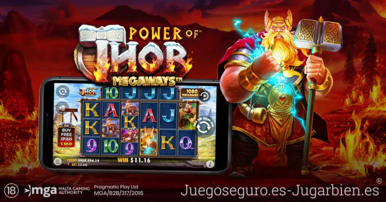 PRAGMATIC PLAY, launch, POWER OF THOR MEGAWAYS, slot