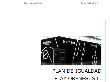 ORENES. ESTE ES EL PRIMER PLAN DE IGUALDAD 