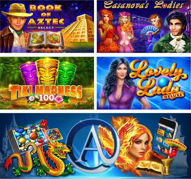 AMATIC suma cinco nuevos títulos a su cartera de juegos homologados en España con