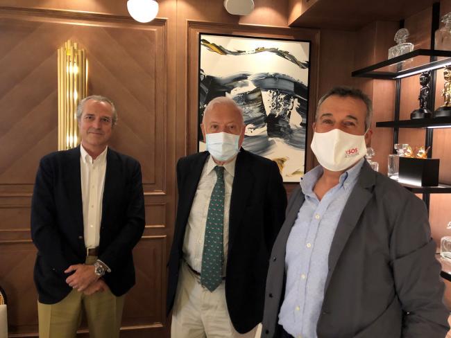 LA FOTO!  Fidel Molina y Santiago Moreno se reúnen con Garcia-Margallo