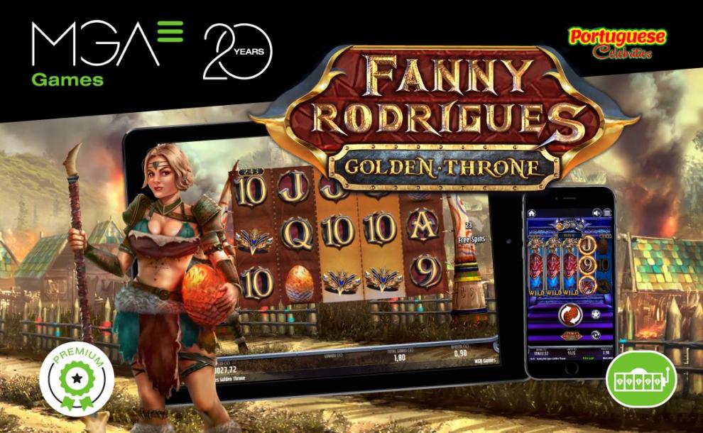  ¡Llegó el día! 
Fanny Rodrigues Golden Throne ya está disponible para los operadores de MGA Games en Portugal (Fotos)