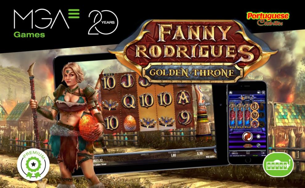 SLOTS MGA GAMES: Fanny Rodrigues Golden Throne