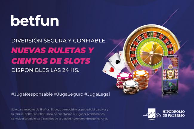 El Hipódromo de Palermo lanza nuevos juegos de Ruleta en betfun 