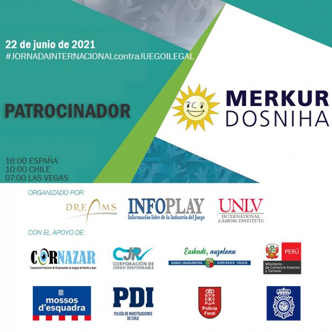 MERKUR DOSNIHA se convierte en nuevo patrocinador de la Primera Jornada Internacional contra el Juego Ilegal