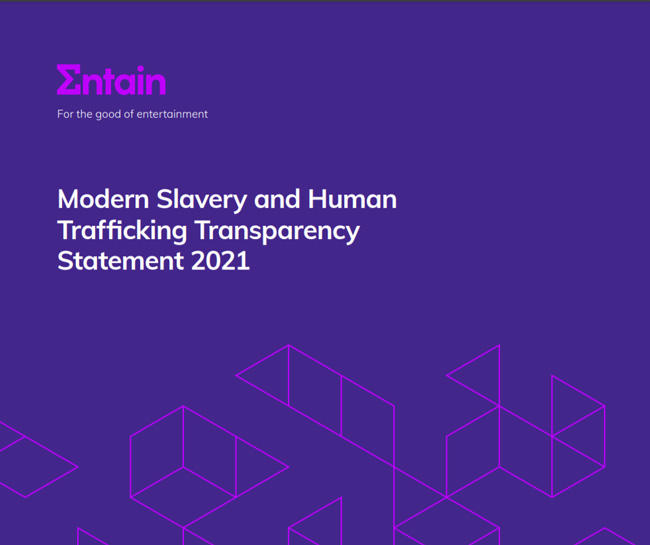  Entain publishes its Modern Slavery and Human Trafficking Transparency Statement 2021