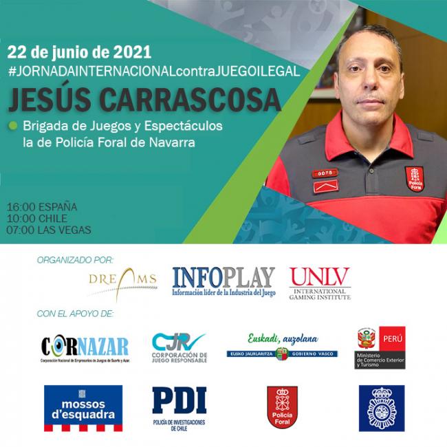  Jesús Carrascosa de la Policía Foral de Navarra aportará más de 20 años de experiencia a la I Jornada Internacional Contra el juego ilegal