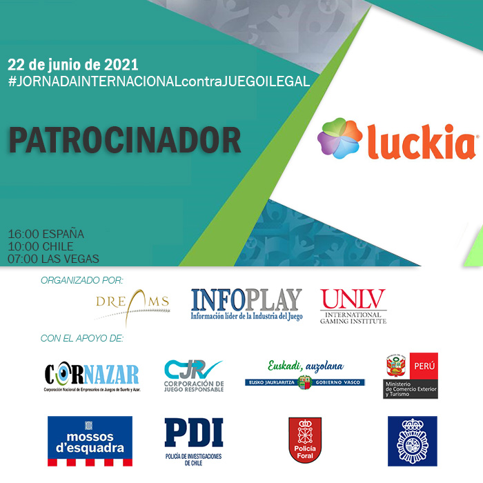 LUCKIA suma su apoyo a la Primera Jornada Internacional contra el Juego Ilegal