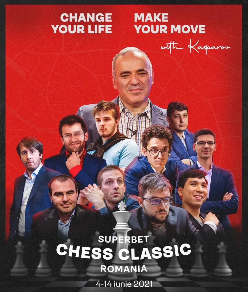 Superbet sponsor of the Chess Classic Romania 2021