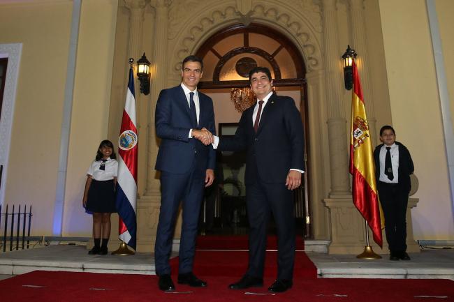CIRSA, en la comitiva del viaje de Pedro Sánchez a Costa Rica
