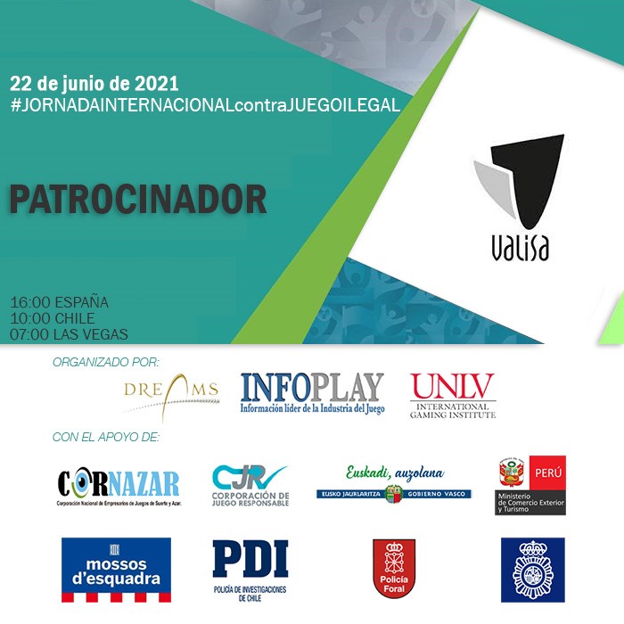 JUEGO RESPONSABLE: El Grupo VALISA respalda la Primera Jornada Internacional contra el juego ilegal