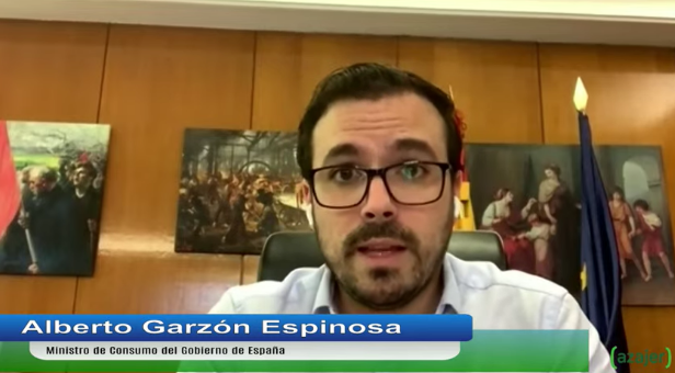 El Ministro de Consumo inauguró la jornada de AZAJER, El Juego y La Pandemia