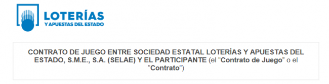 LOTERÍAS Y APUESTAS DEL ESTADO obliga a la firma de un nuevo contrato para Jugar Online basado en el Juego Responsable