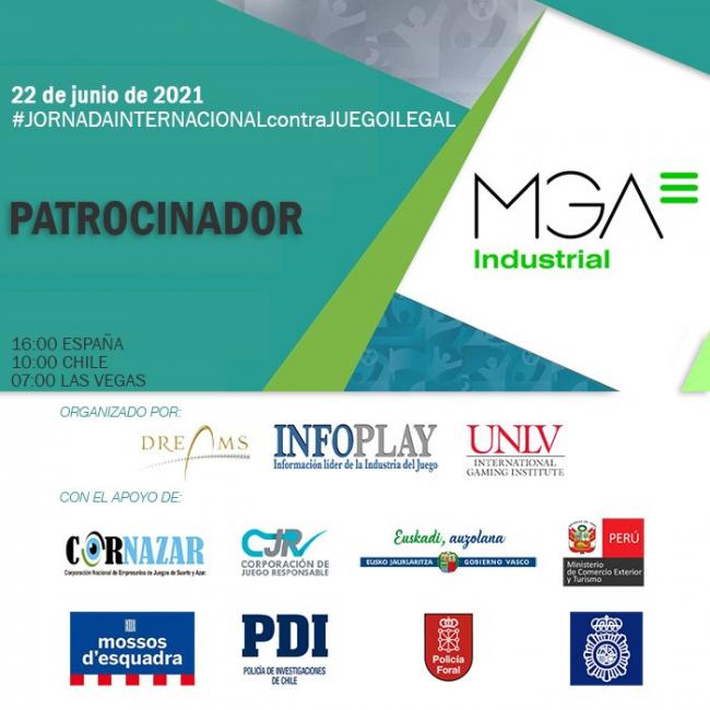 MGA Industrial apoya con su prestigiosa imagen la Primera Jornada Internacional contra el juego ilegal