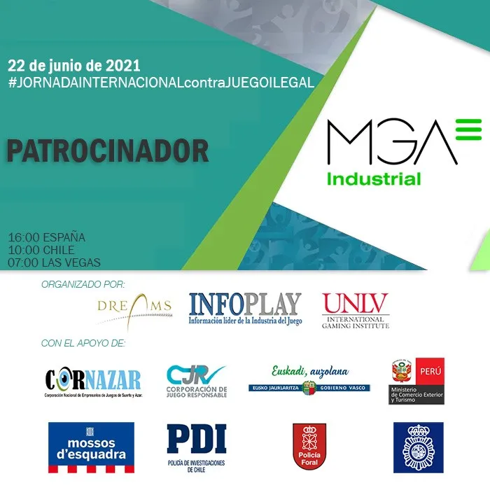 MGA Industrial apoya con su prestigiosa imagen la Primera Jornada Internacional contra el juego ilegal