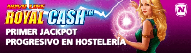 NOVOMATIC renueva su publicidad en INFOPLAY  con lo último para HOSTELERÍA: NOVO LINE ROYAL CASH (VÍDEO)