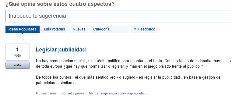 REGULACIÓN DEL JUEGO: "No hay preocupación social sino rédito político"