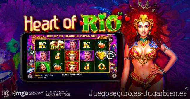 PRAGMATIC PLAY TRAE EL CARNAVAL A LOS RODILLOS EN HEART OF RIO