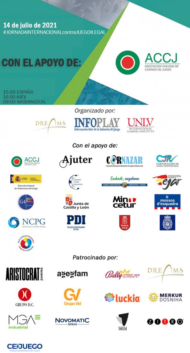  La Asociación Chilena de Casinos (Luckia Gaming Group, Grup Peralada, Sun Dreams, Marina del Sol y Grupo Boldt) se unen a la  Jornada Internacional contra el juego ilegal
