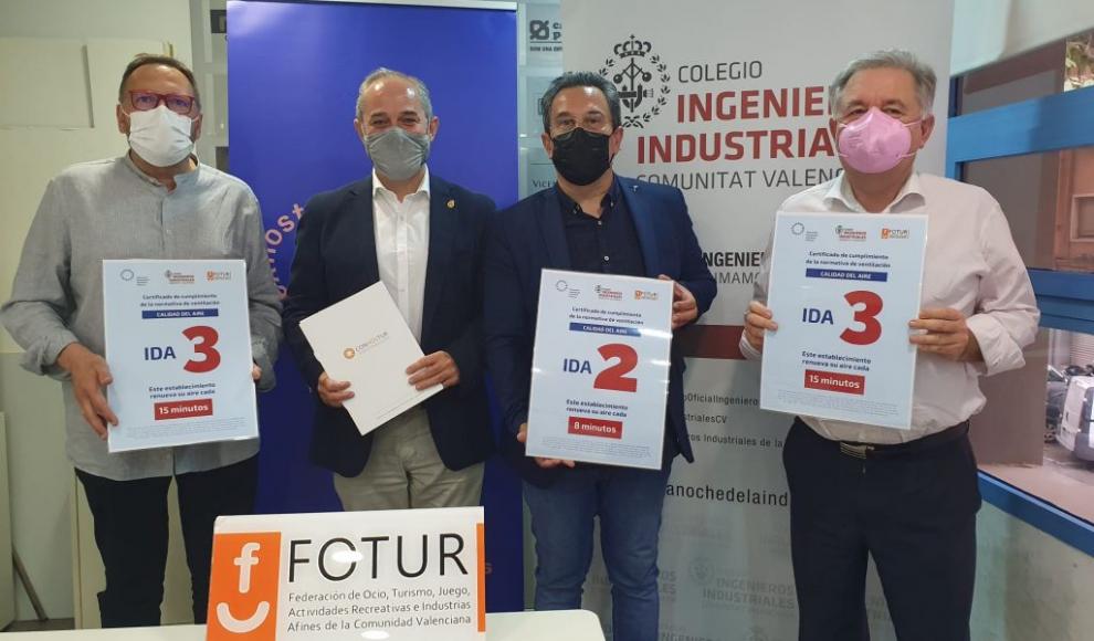 La Federación de Ocio, Turismo, Juego, Actividades Recreativas e Industrias Afines de la Comunidad Valenciana firma un acuerdo para fomentar la emisión de informes técnicos de instalaciones de ventilación