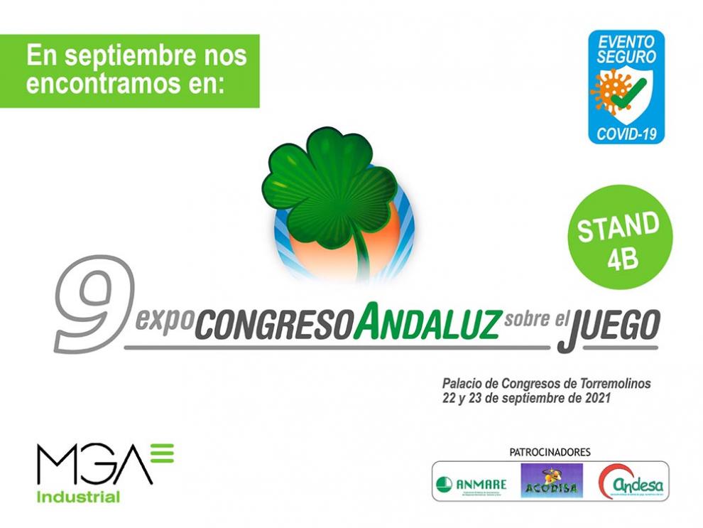 MGA Industrial asistirá al 9º Expo Congreso Andaluz sobre el Juego en Torremolinos