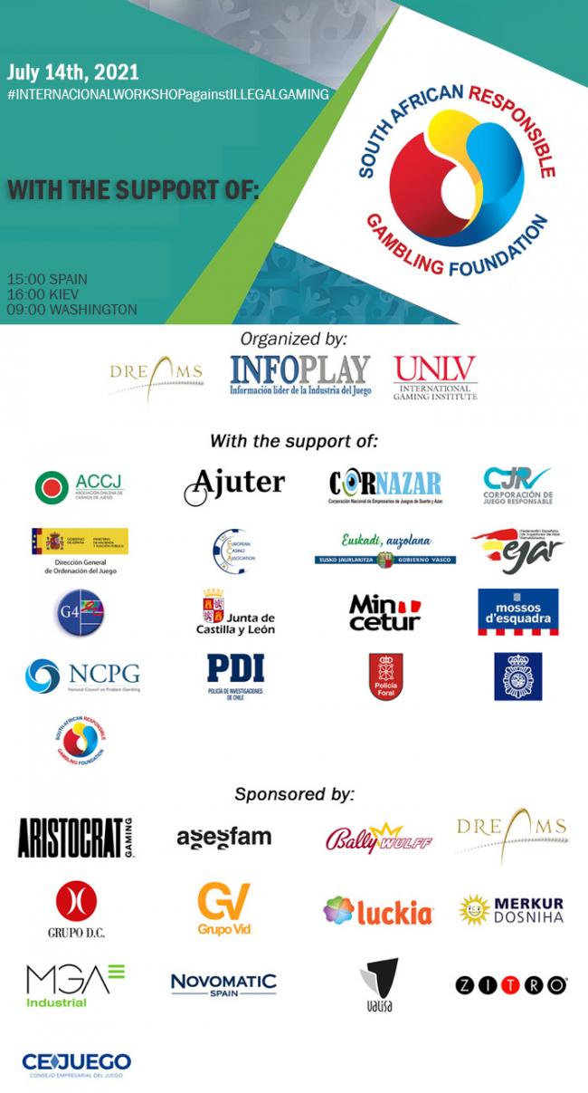  The South African Responsible Gambling Foundation also supports the Second International Workshop Against Illegal Gaming