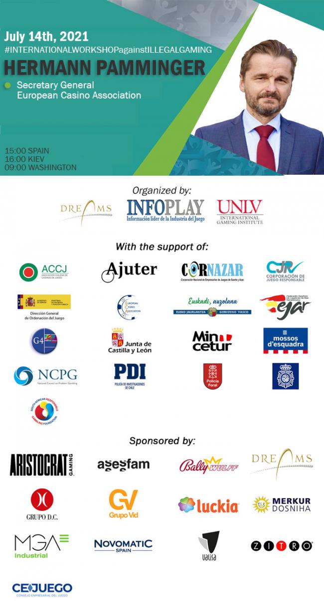 ECA'S Secretary General, Hermann Pamminger, will be another prestigious speaker at the Second International Workshop against Illegal Gaming