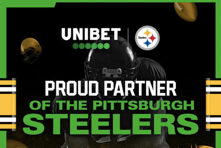 Unibet, Kindred Group, NFL, Pittsburgh Steelers, casino, app