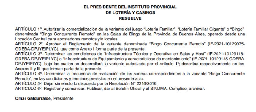 Luz verde a las apuestas online en la Provincia de Buenos Aires