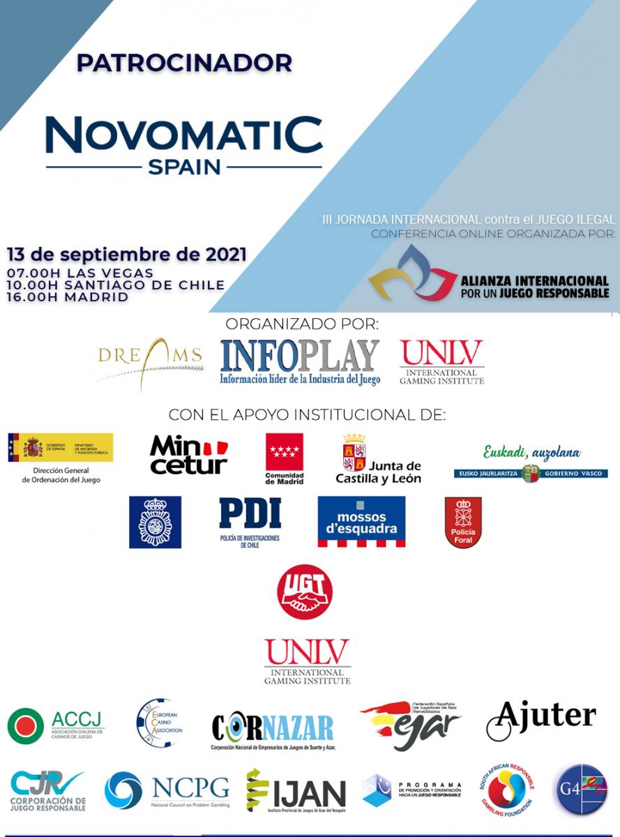  NOVOMATIC Spain también garantiza su apoyo a la Tercera y Cuarta Jornada Internacional contra el Juego Ilegal