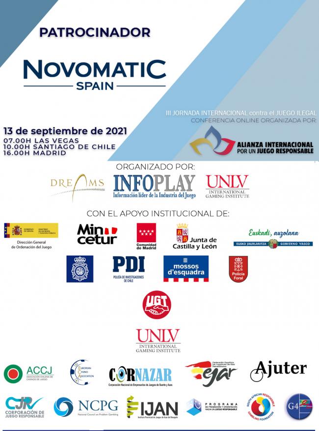 Novomatic, patrocinador, juego responsable