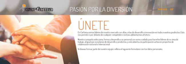  CARFAMA, en plena creación de empleo