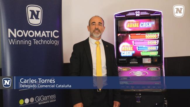  NOVO LINE ROYAL CASH, uno de los protagonistas de NOVOMATIC