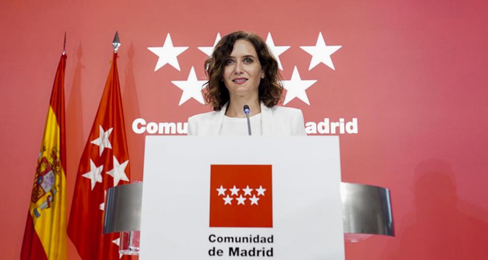 Ayuso anuncia que la Comunidad de Madrid eliminará los impuestos a las máquinas en establecimientos de hostelería
