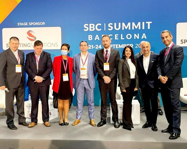 La Consejera Kissy Chandiramani acompañó a 888, Betfred, Sportium, Entain y Sisal en el Summit Barcelona (Fotos y vídeo)
