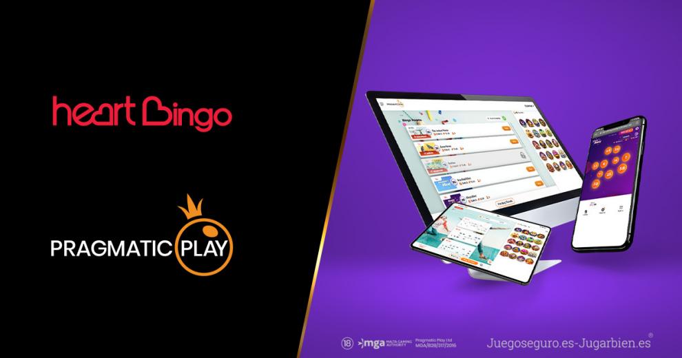PRAGMATIC PLAY IS CHOSEN SOFTWARE PROVIDER FOR RELAUNCH OF HEART BINGO