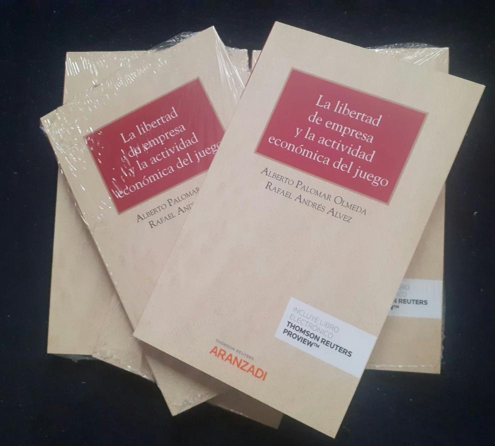 Editorial Aranzadi publica el libro "La libertad de empresa y la actividad económica del juego"