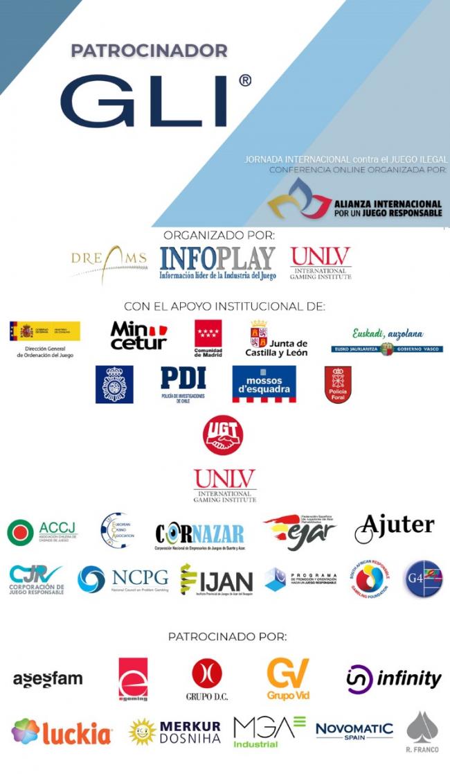 GLI se une a los patrocinios de las JORNADAS INTERNACIONALES contra el Juego Ilegal
