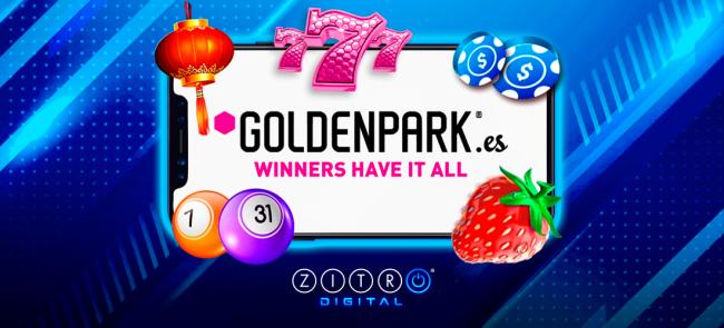  GOLDENPARK.ES adds ZITRO's digital portfolio to its diverse entertainment offer