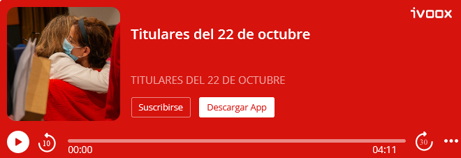 EN AUDIO: TITULARES DEL 22 DE OCTUBRE